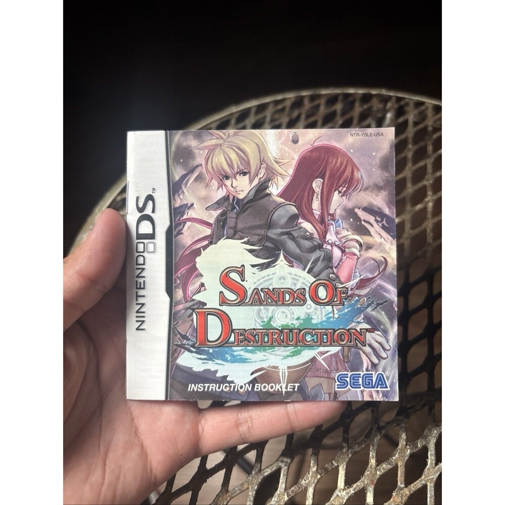 Sands of Destruction Nintendo DS Manual Only